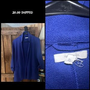 Maurice’s blue size xl dress jacket